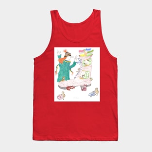 MadCatWoman Does Old Mother Hubbard Tank Top